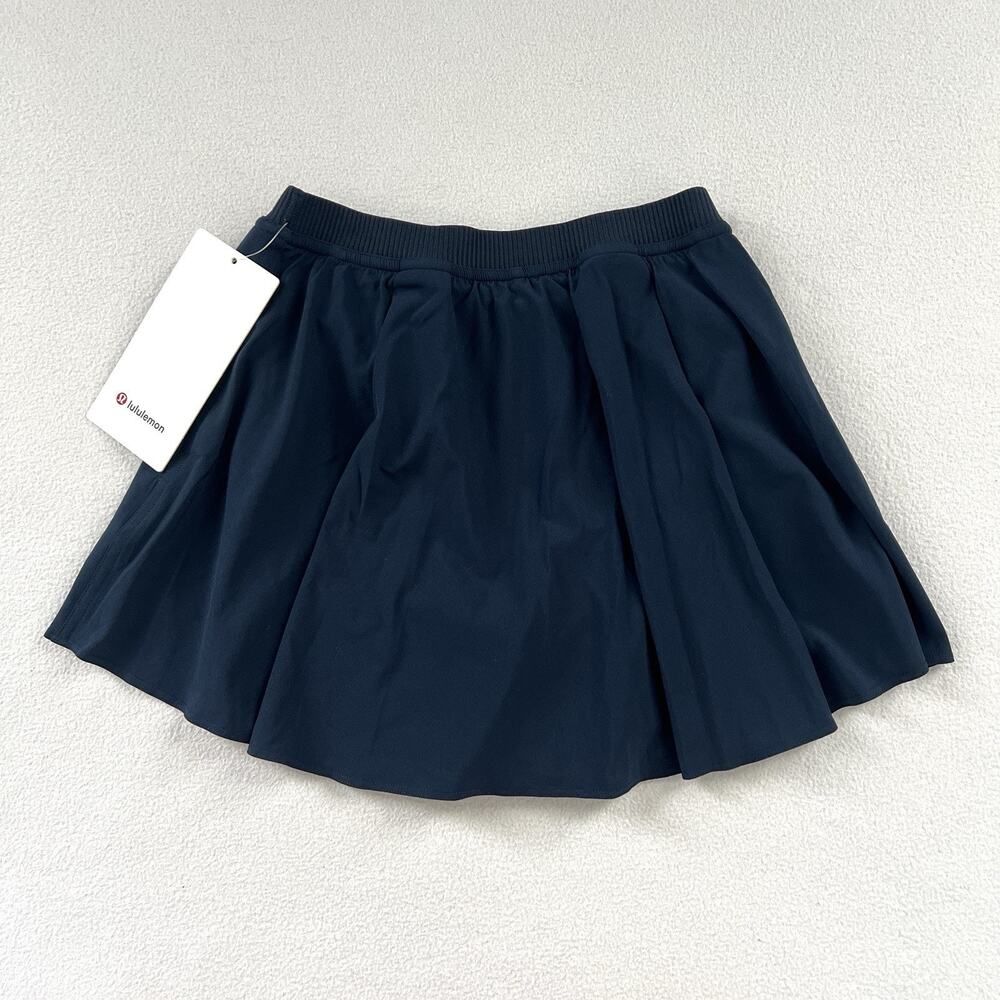NWT Lululemon True Navy Blue Narrow Waistband Tennis Skirt High Rise Skort 2 - Picture 8 of 8